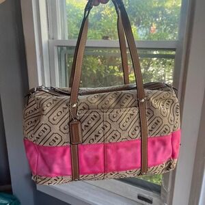Y2K 2000s Coach Speedy Logo Monogram Satchel Shoulder bag / Handbag